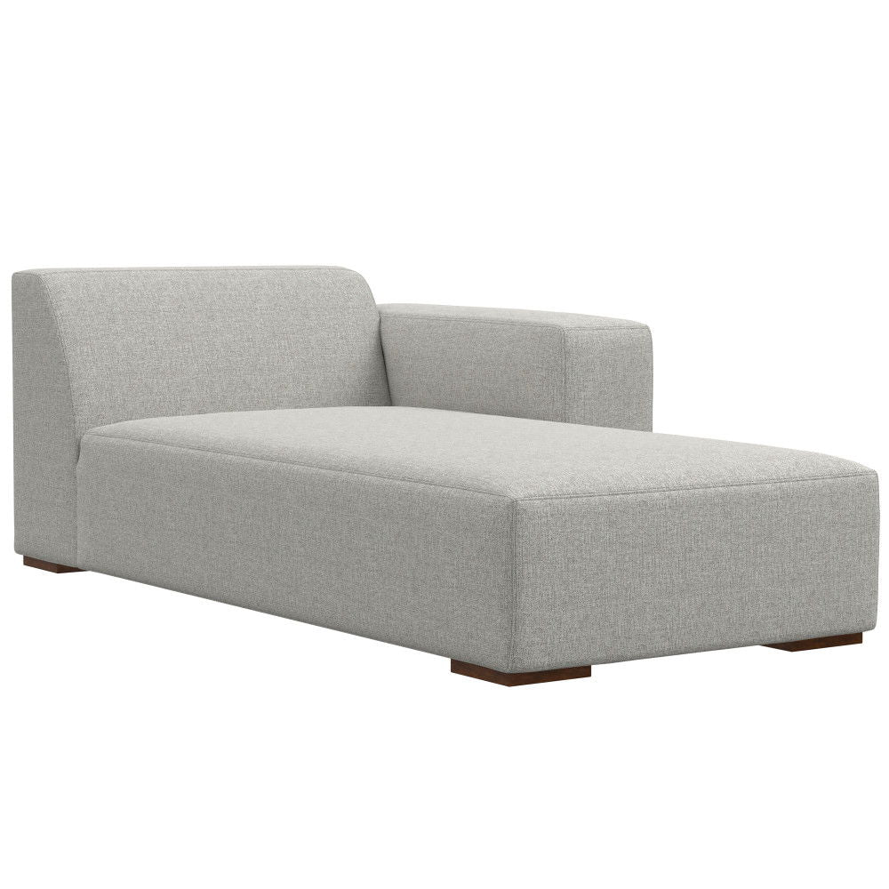 Rex - Right Chaise Sofa Module - Gray by Simpli-Home | Bel Furniture