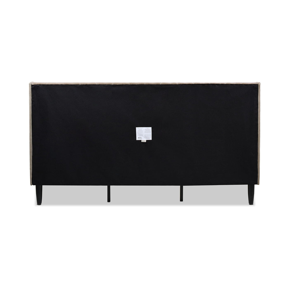 Aspen - King Vertical Tufted Headboard Platform Bed Set - Mink