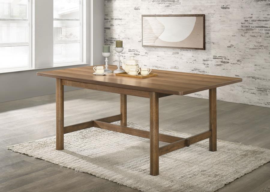 Crestmore - Rectangular Wood Dining Table - Walnut by Coaster Fine Furniture | Bel Furniture