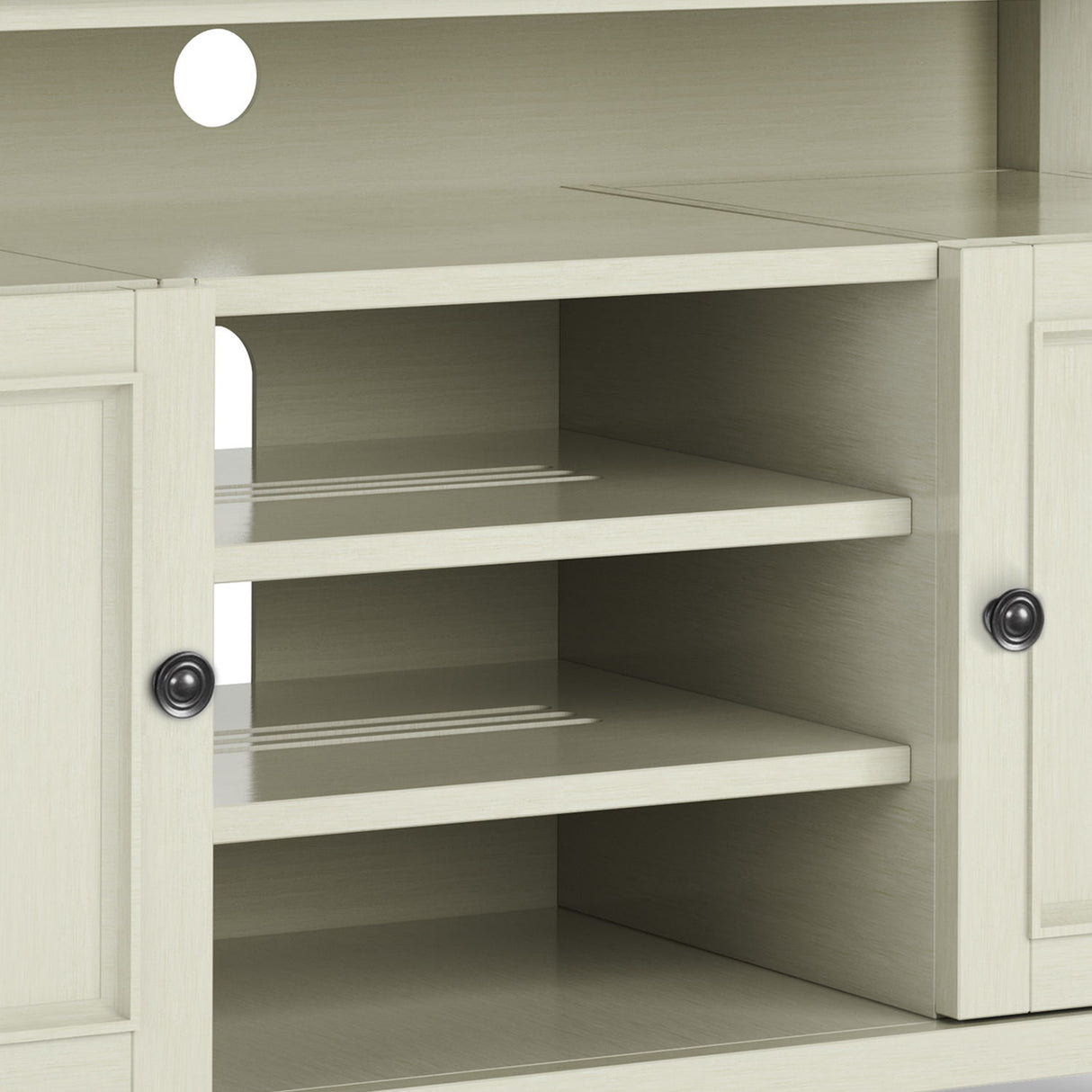 Amherst - TV Media Stand, Handcrafted by Simpli-Home | Bel Furniture