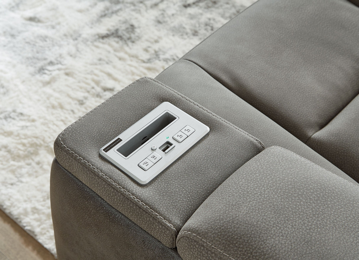 Next-gen Durapella - Pwr Recliner/Adj Headrest by Signature Design by Ashley® | Bel Furniture
