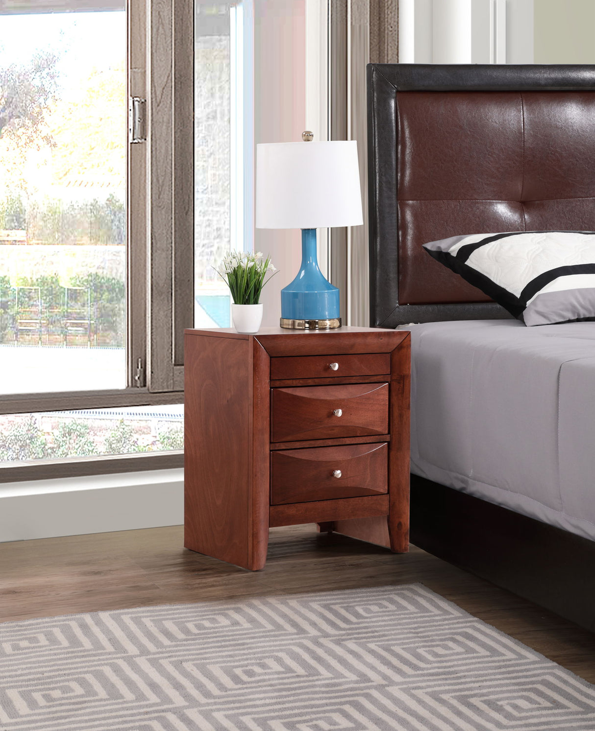 Modern Design Nightstand - view 3