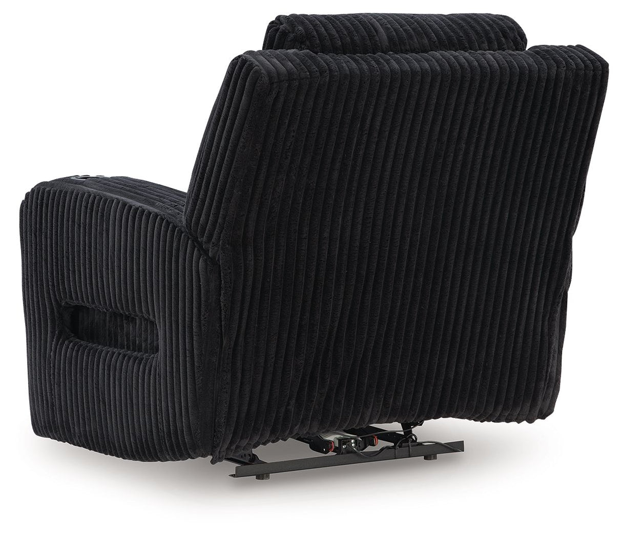 Forest Lake - Power Recliner With Adj Headrest - Black