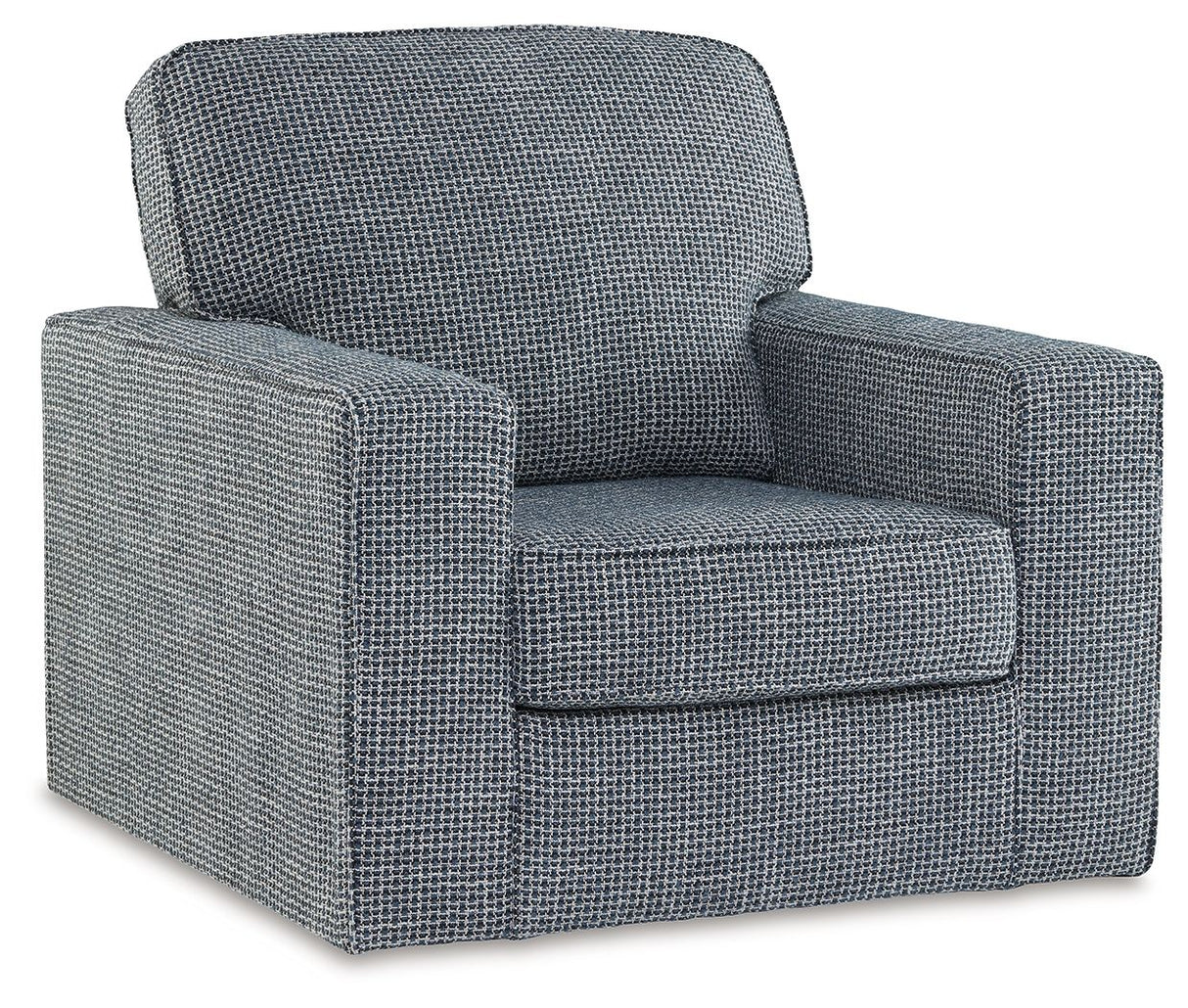 Olwenburg - Swivel Accent Chair Blue by Signature Design by Ashley® | Bel Furniture