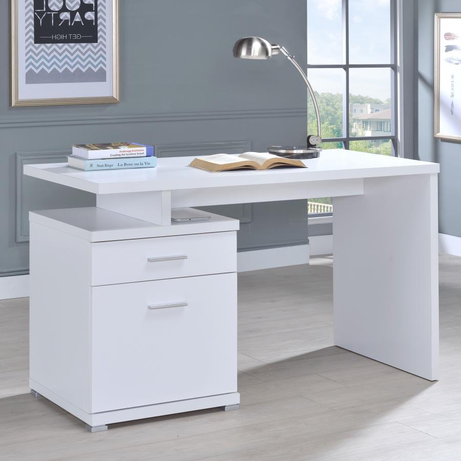 Irving - 2-Drawer Office Computer Desk by CoasterEveryday | Bel Furniture