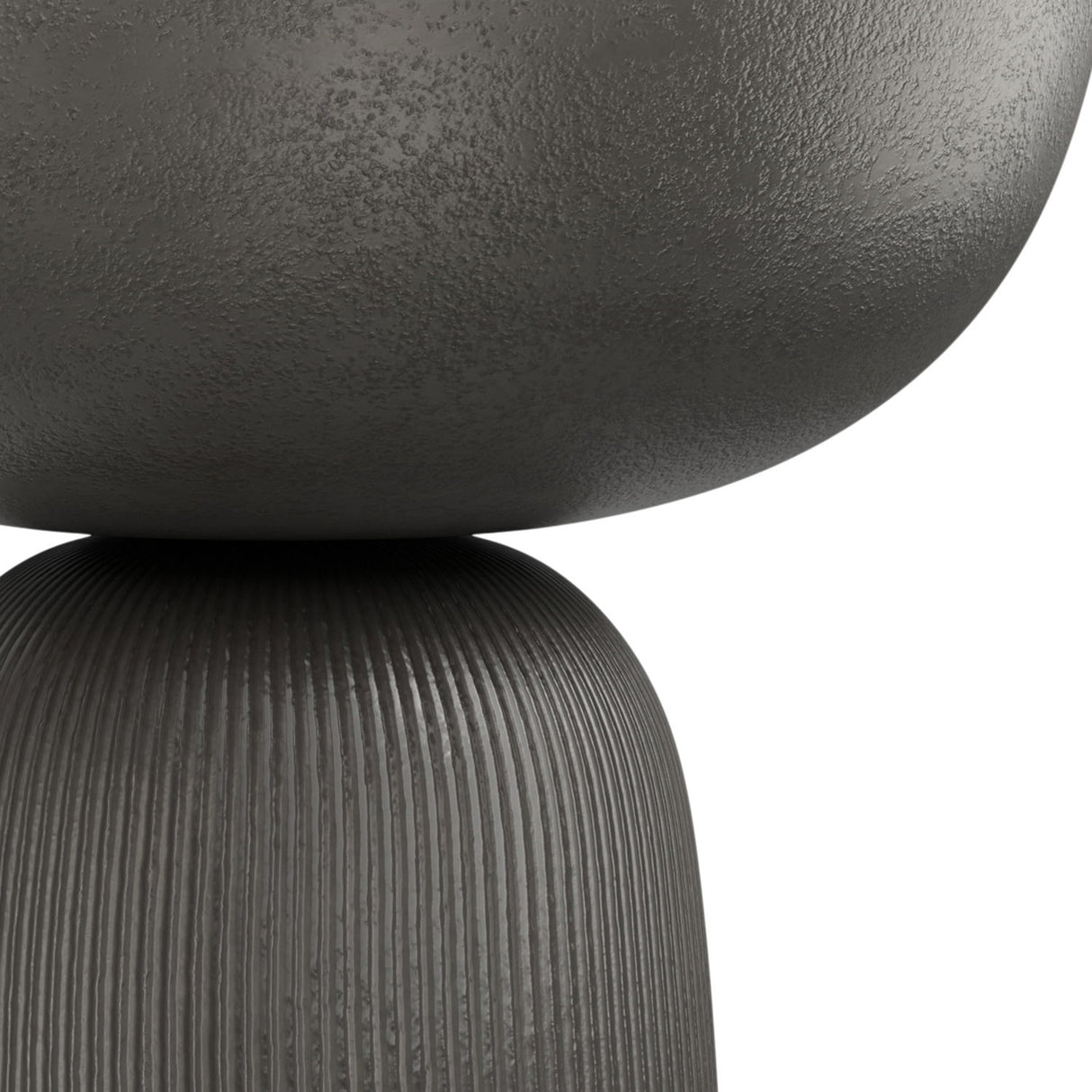 Hughes - Cast Aluminum Side Table - Black by Simpli-Home | Bel Furniture