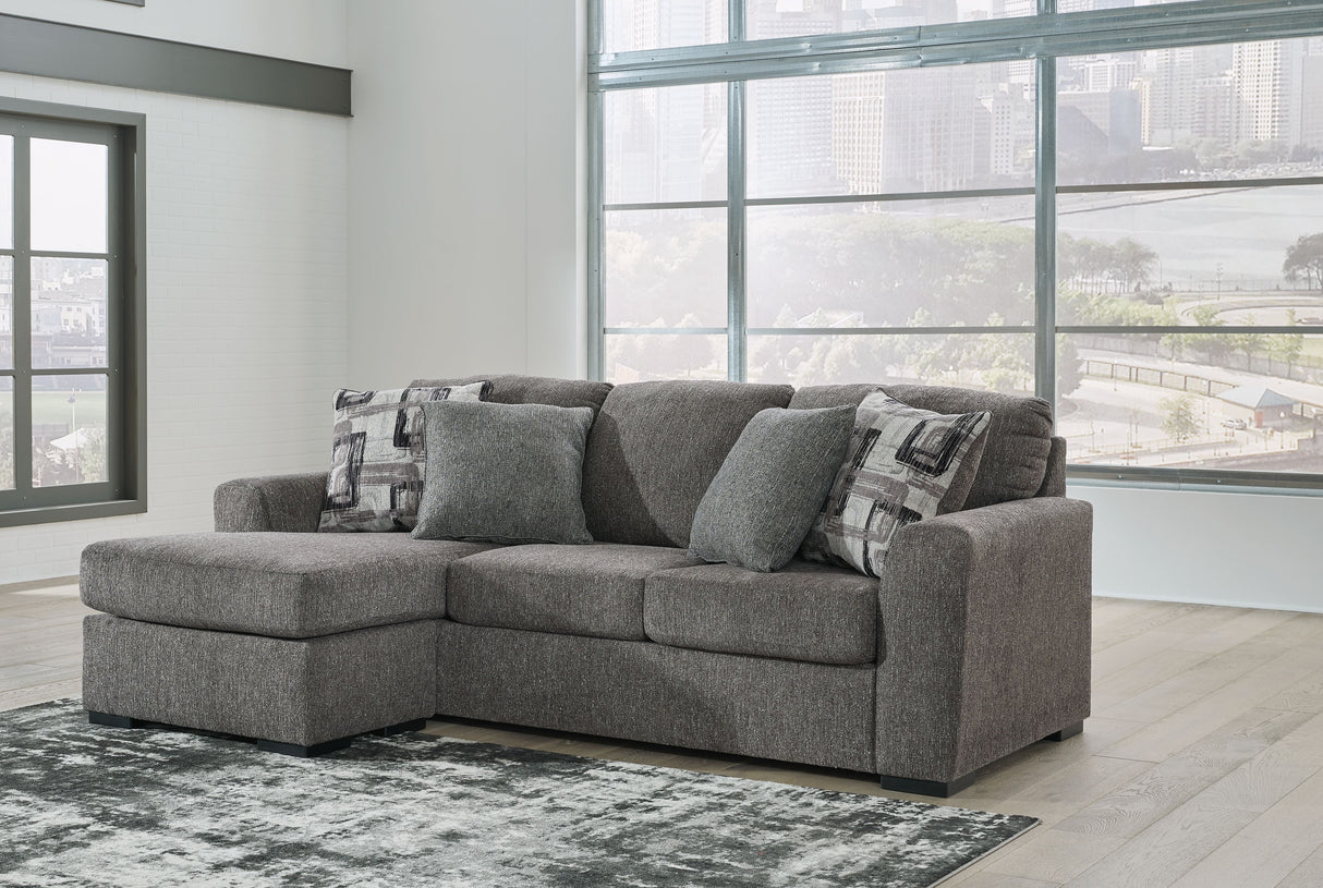 Gardiner - Pewter - Sofa Chaise by Signature Design by Ashley® | Bel Furniture