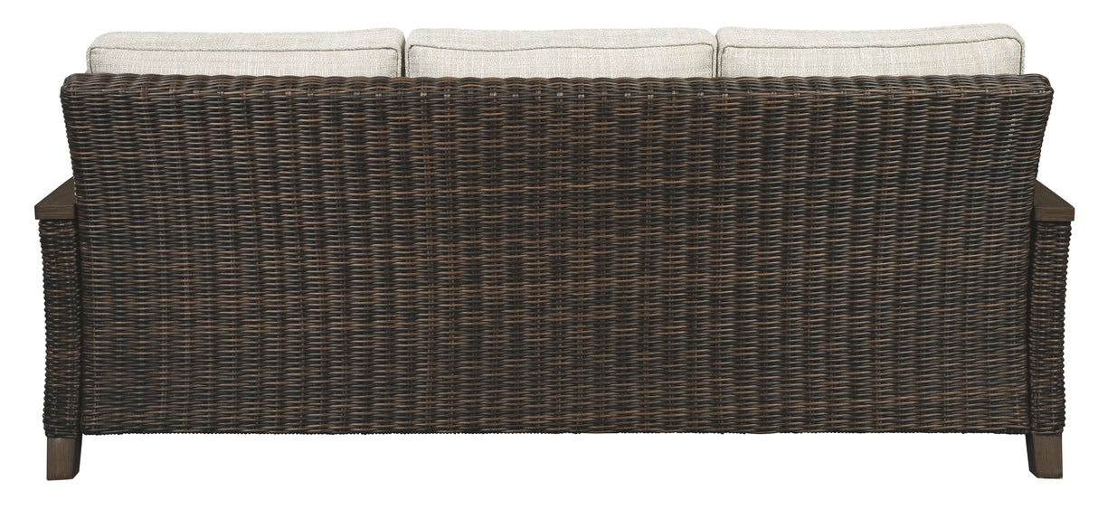 Paradise Trail - Medium Brown - Sofa with Cushion by Signature Design by Ashley® | Bel Furniture