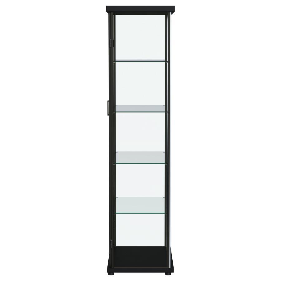 Aero - 5-Shelf Display Curio Cabinet With Led Lighting by Coaster Fine Furniture | Bel Furniture