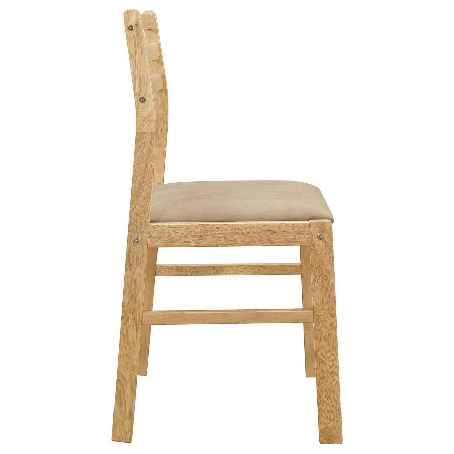 Bucknell - 3 Piece Round Drop Leaf Dining Table Set by CoasterEveryday | Bel Furniture