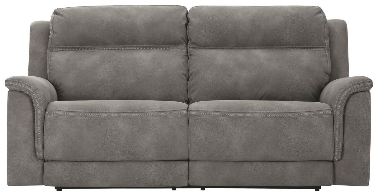 Next-Gen - Power Reclining Sofa Dark Gray by Signature Design by Ashley® | Bel Furniture
