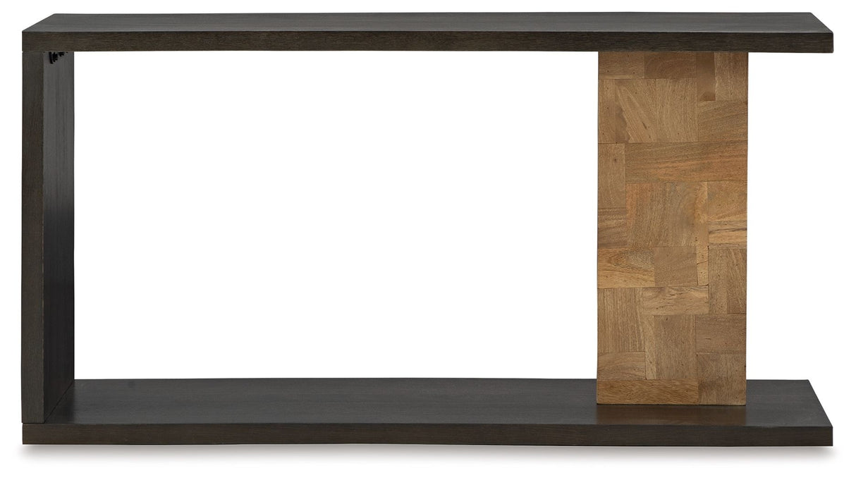 Camlett - Brown - Console Sofa Table by Signature Design by Ashley® | Bel Furniture