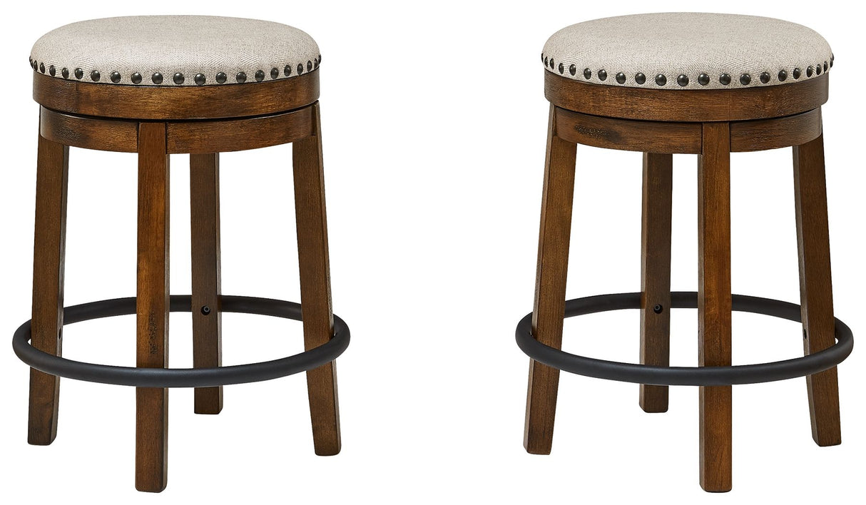 Valebeck - Upholstered Swivel Stool by Signature Design by Ashley® | Bel Furniture