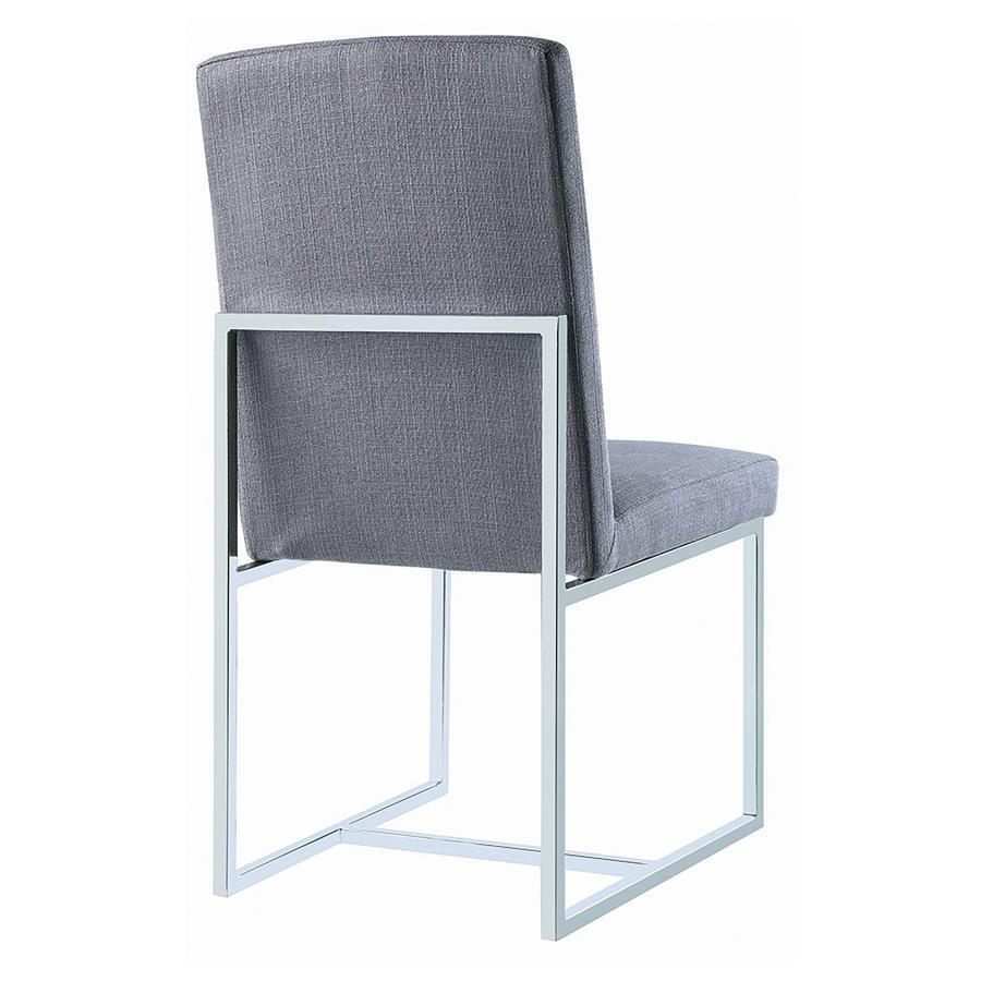 Mackinnon - Upholstered Dining Side Chair (Set of 2) - Gray by CoasterElevations | Bel Furniture