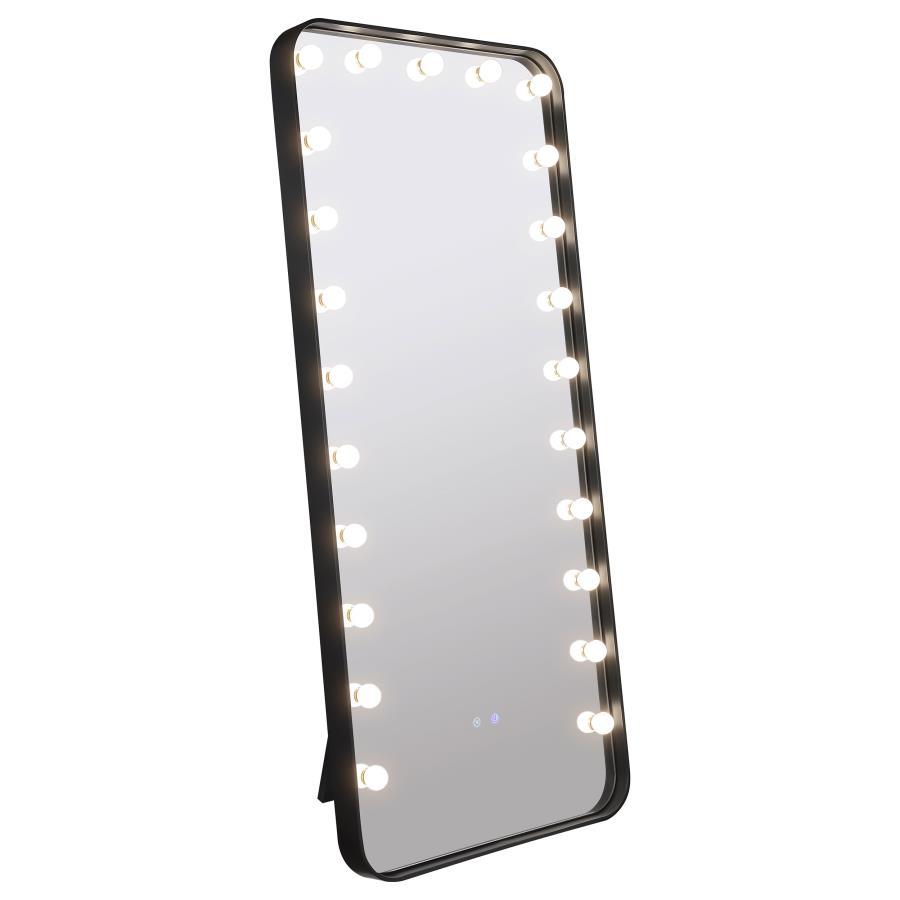 Canton - LED Standing Mirror With Speakers - Black by Coaster Fine Furniture | Bel Furniture