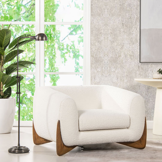Alpine - Sherpa Arm Chair by Jennifer Taylor Home | Bel Furniture