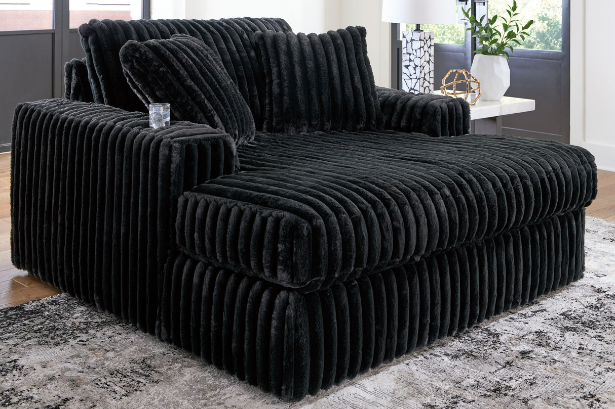 Midnight-Madness - Oversized Chaise by Signature Design by Ashley® | Bel Furniture