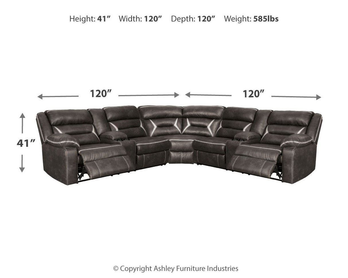 Kincord - Sectional by Signature Design by Ashley® | Bel Furniture