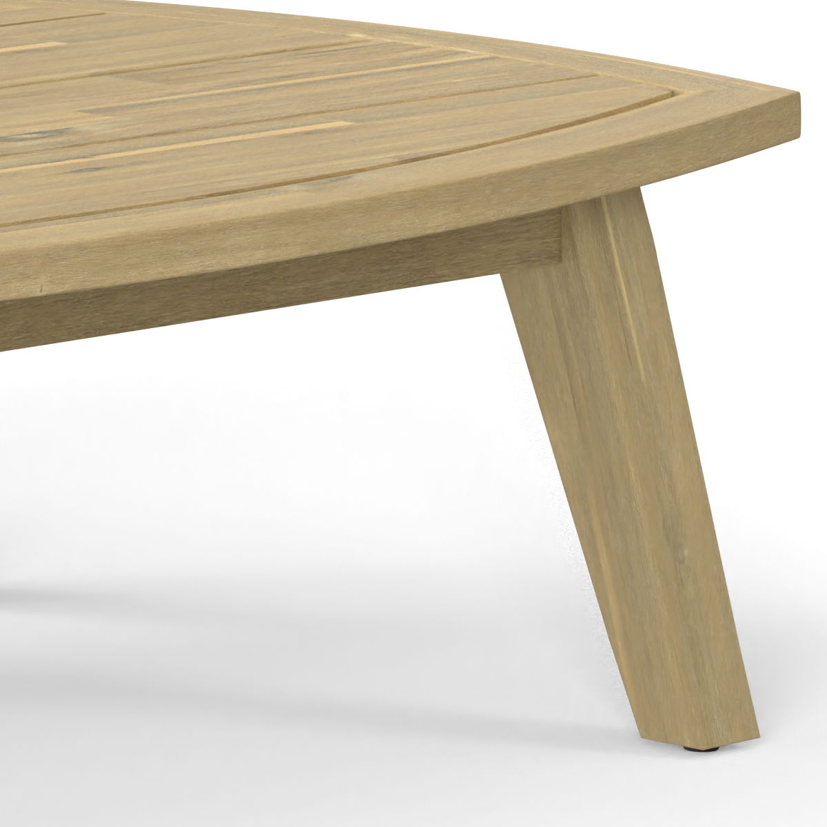 Parkside - Outdoor Coffee Table - Light Teak by Simpli-Home | Bel Furniture