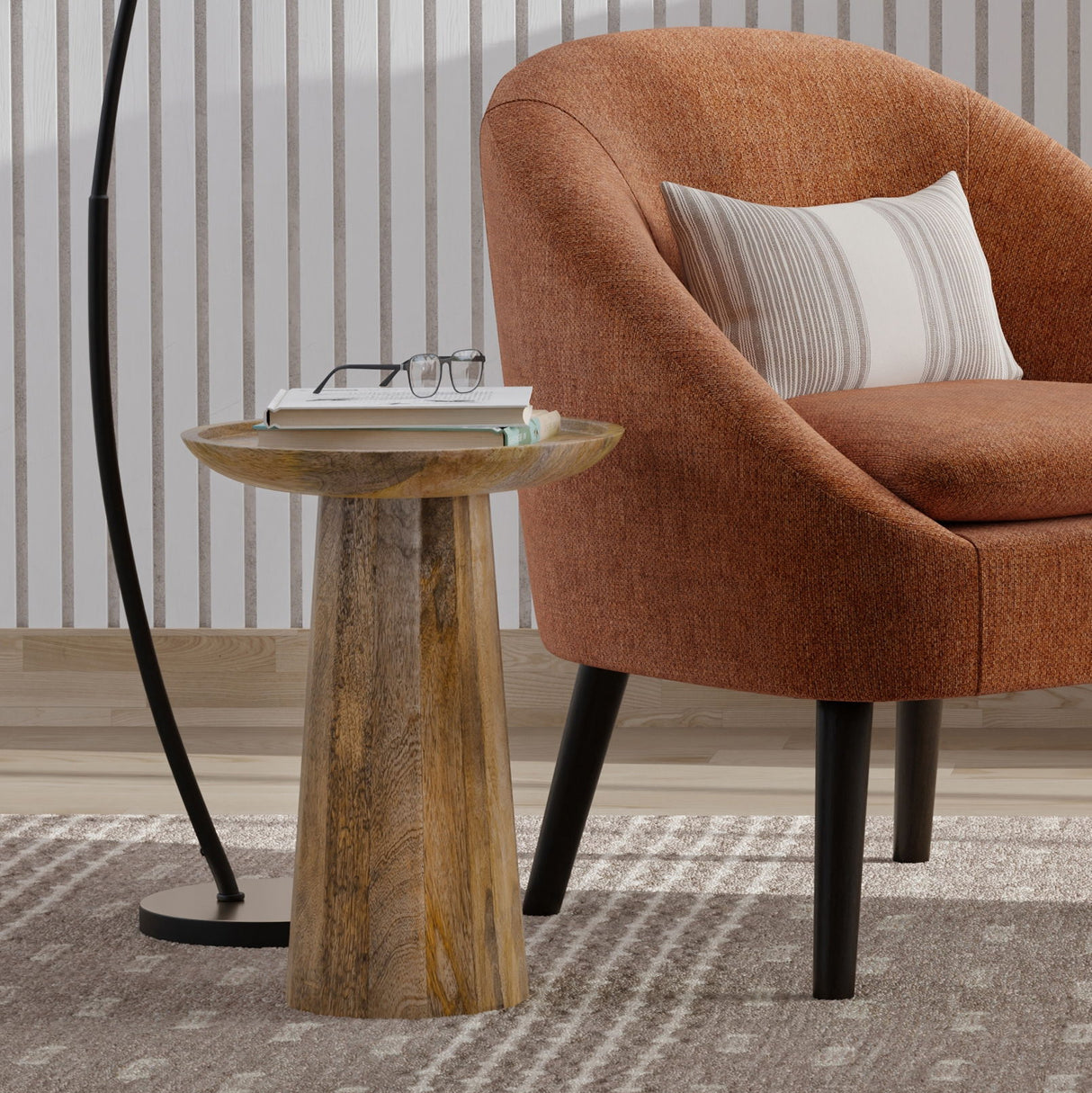 Dayton - Wooden Accent Table - Natural by Simpli-Home | Bel Furniture