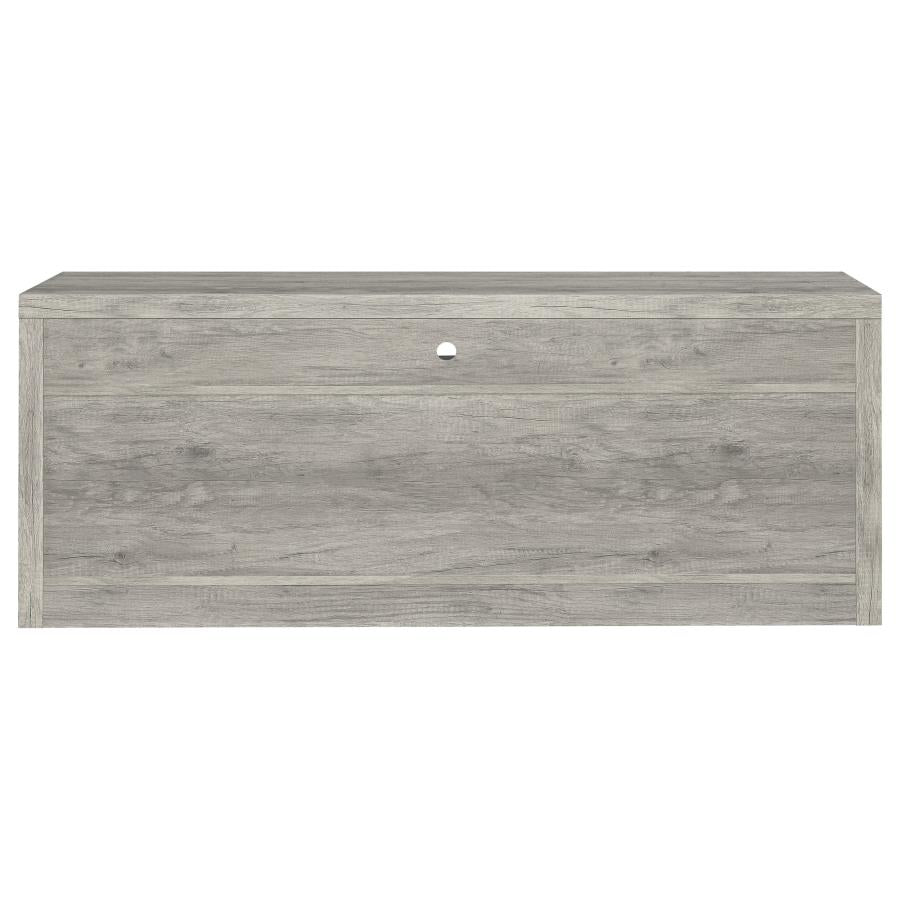 Burke - 2-Drawer Engineered Wood TV Stand - Gray Driftwood