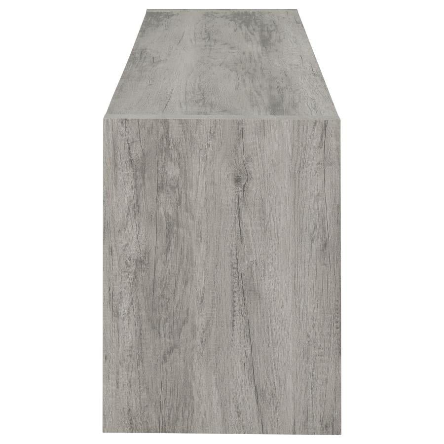Burke - 2 Door Engineered Wood TV Stand - Gray Driftwood