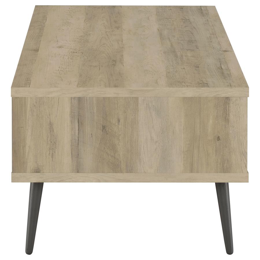 Welsh - 1-Drawer Engineered Wood Coffee Table Antique Pine - Distressed Pine