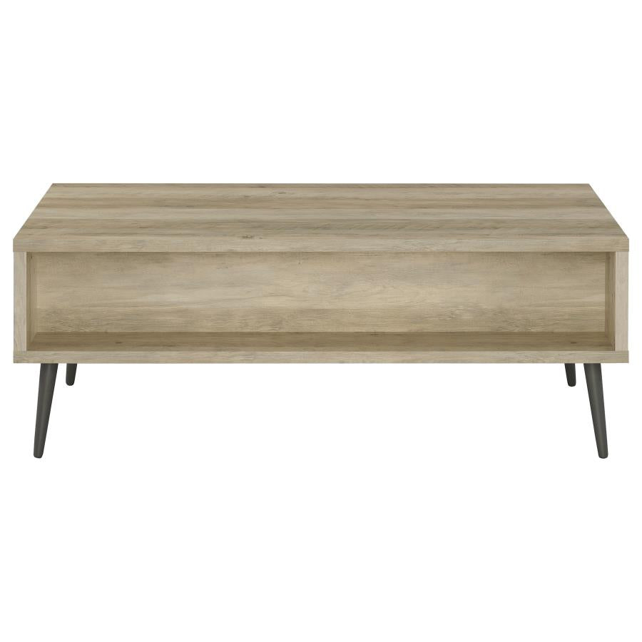 Welsh - 1-Drawer Engineered Wood Coffee Table Antique Pine - Distressed Pine