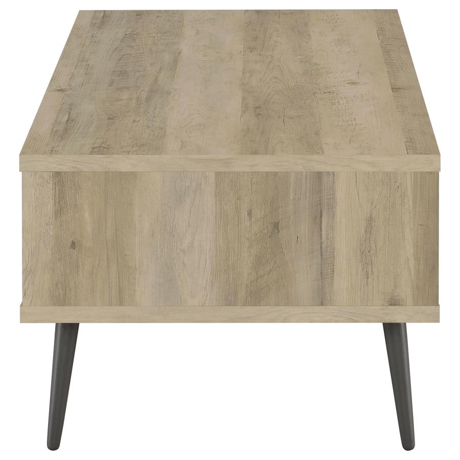Welsh - 1-Drawer Engineered Wood Coffee Table Antique Pine - Distressed Pine