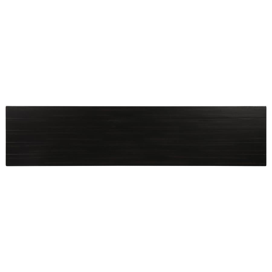 Concord - 2-Door TV Stand Console - Distressed Java