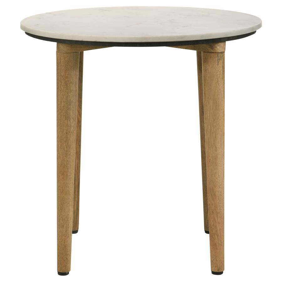 Aldis - Round Marble Top Table