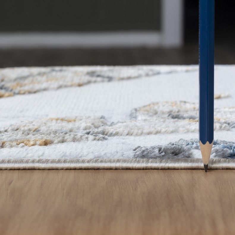 Nova - 2'7" X 7' Polypropylene, Area Rug - Multi / White by Icona Home Decor | Bel Furniture