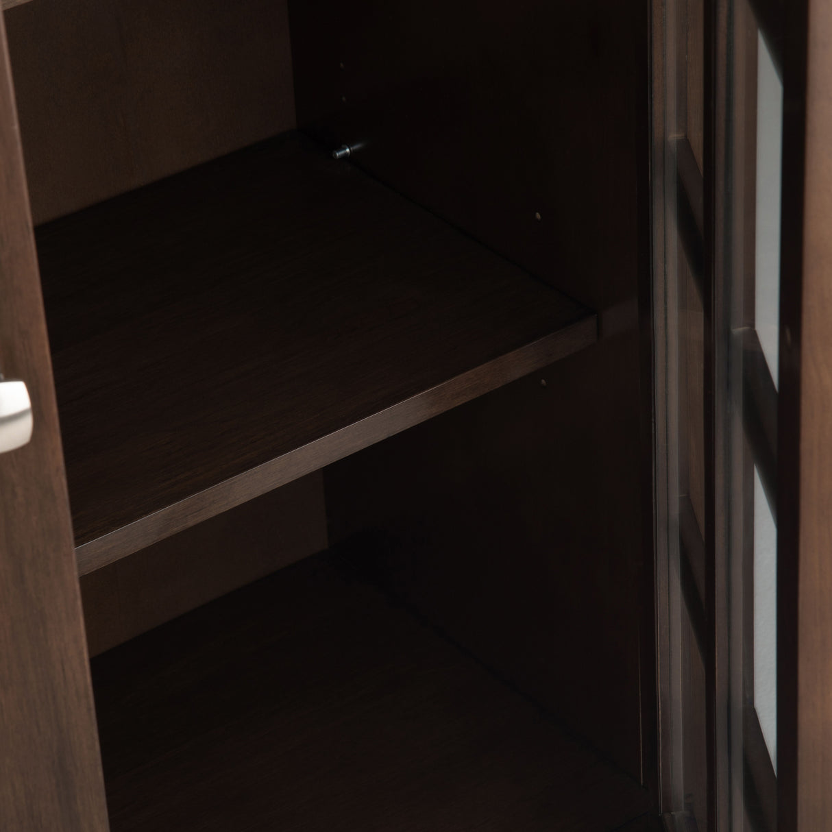 Acadian - Medium Storage Cabinet - Natural Aged Brown by Simpli-Home | Bel Furniture