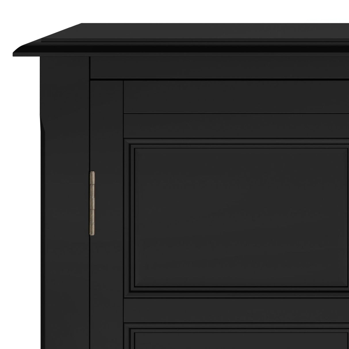 Burlington - Handcrafted Low Storage Cabinet by Simpli-Home | Bel Furniture