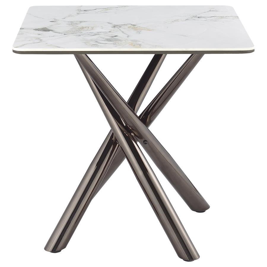 Carvell - Square Sintered Stone Table