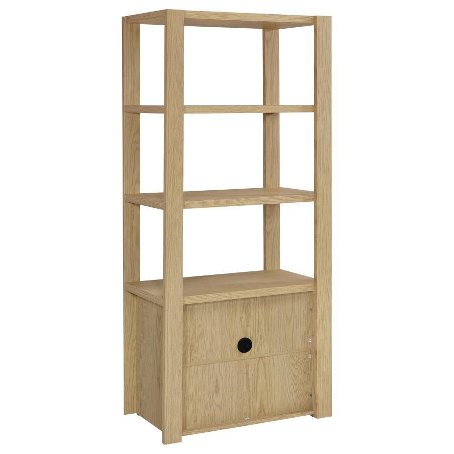 Laurelton - 3 Piece Entertainment Center TV Stand - Light Oak