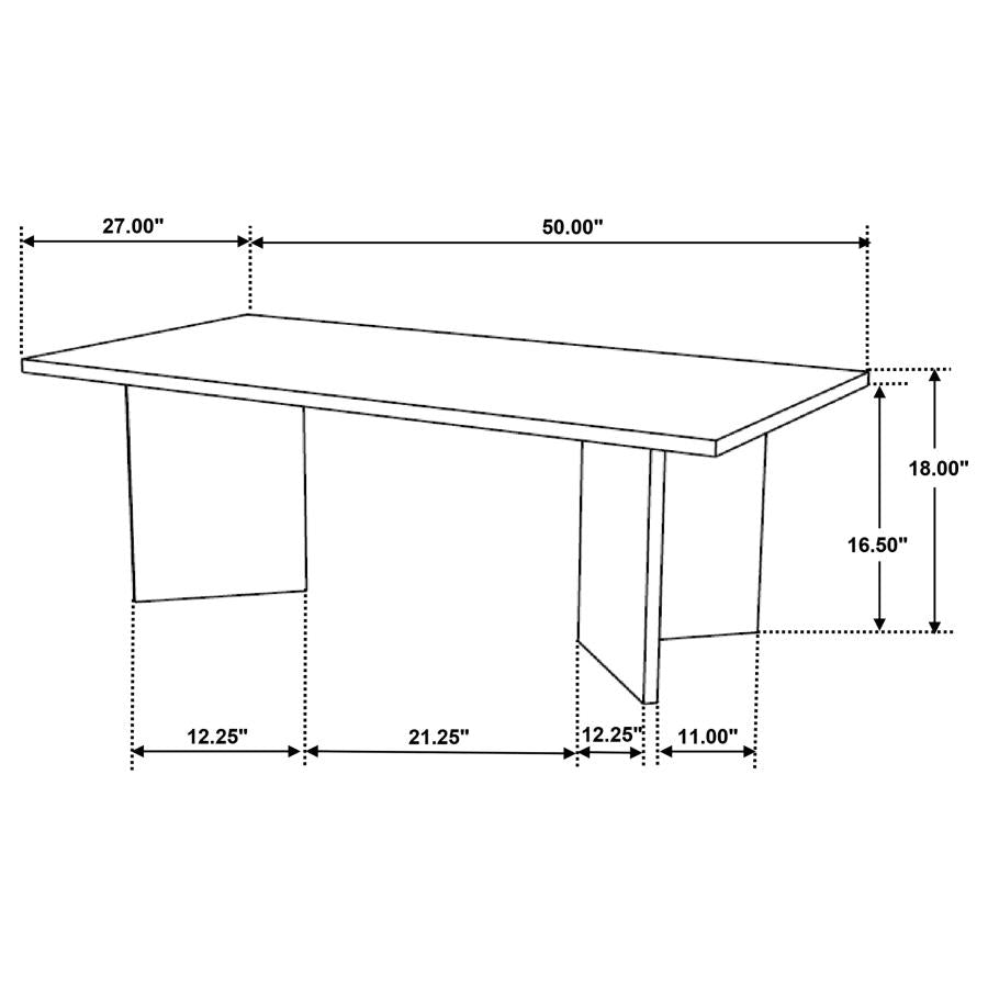 Andando - Rectangular Solid Wood Table
