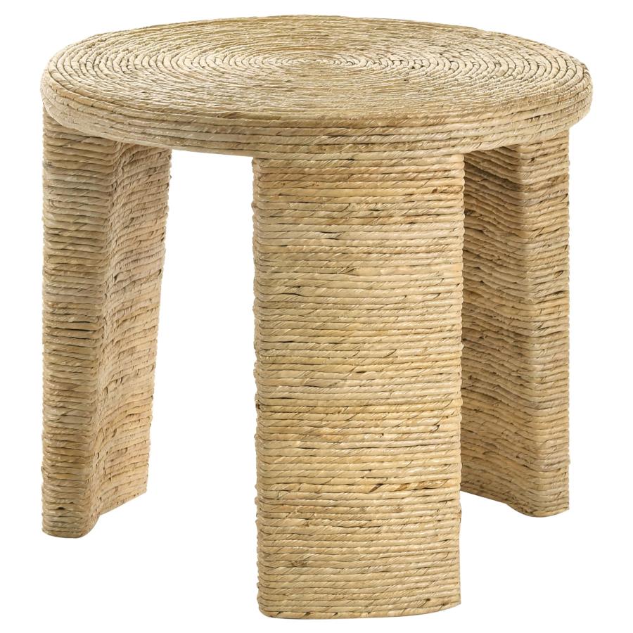 Artina - Woven Rattan Round Table