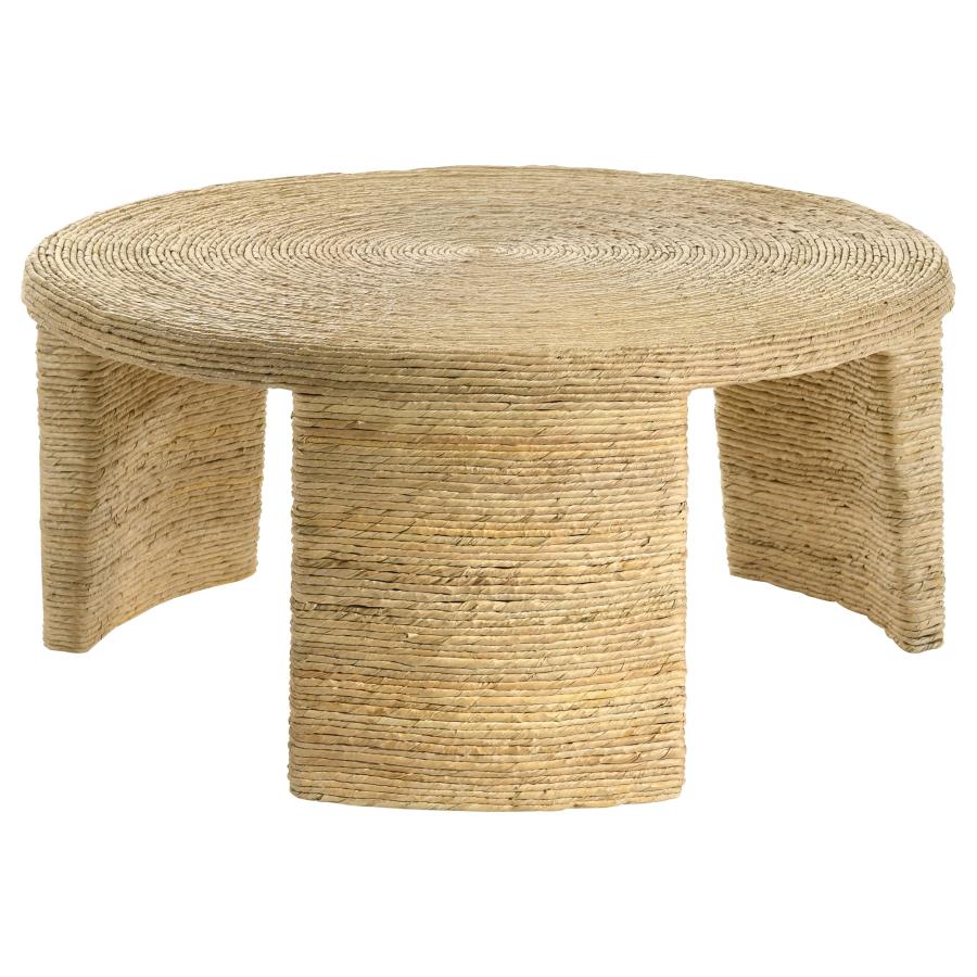 Artina - Woven Rattan Round Table