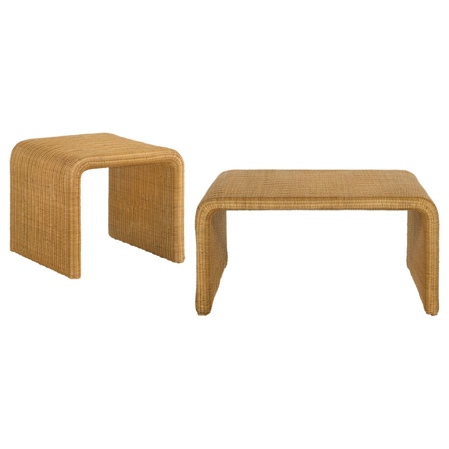 Cahya - Rattan Coffee And End Table Set