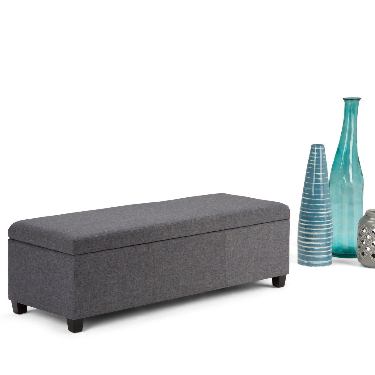 Avalon - Multifunctional Storage Ottoman Bench by Simpli-Home | Bel Furniture
