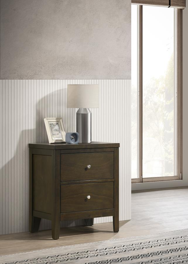 Wilkes - 2-Drawer Nightstand Bedside Table - Dark Cocoa by Coaster Fine Furniture | Bel Furniture