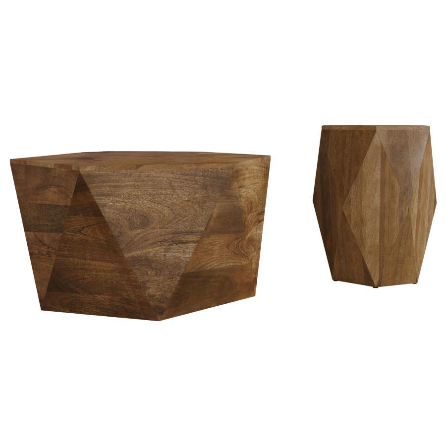 Zalika - Solid Wood Coffee And End Table Set by Coaster Fine Furniture | Bel Furniture