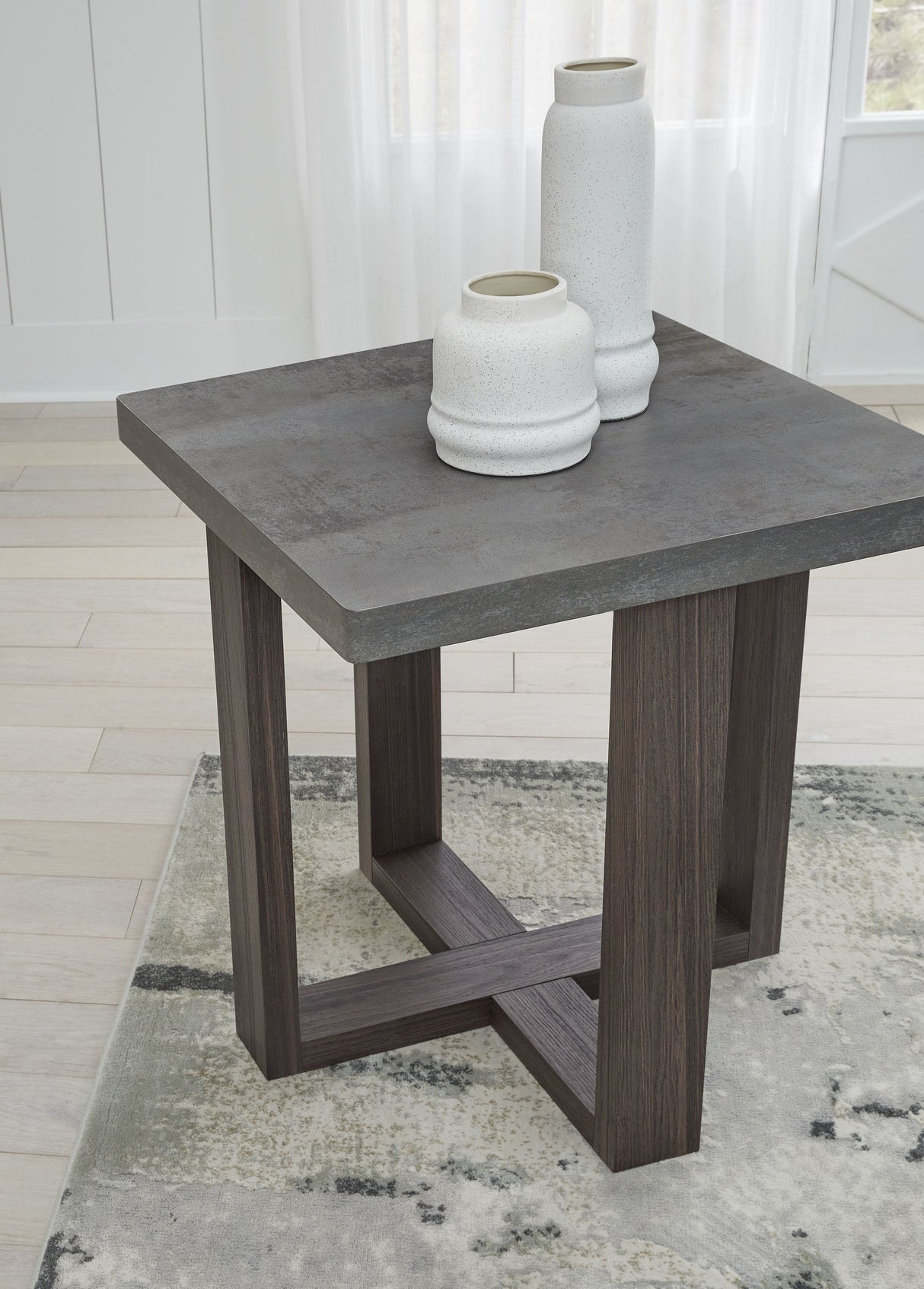Dynnford - Gray / Brown - Occasional Table Set (Set of 3) by Signature Design by Ashley® | Bel Furniture