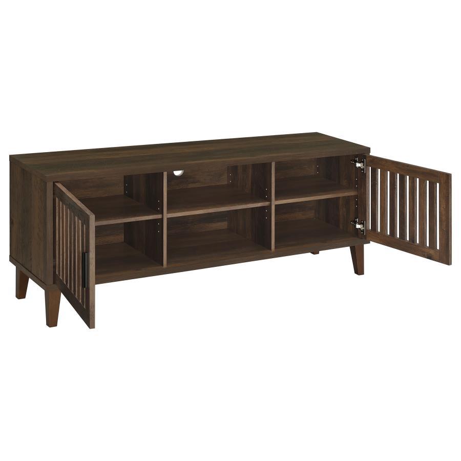 Sedona - 2 Door Engineered Wood TV Stand - Dark Pine by CoasterEveryday | Bel Furniture