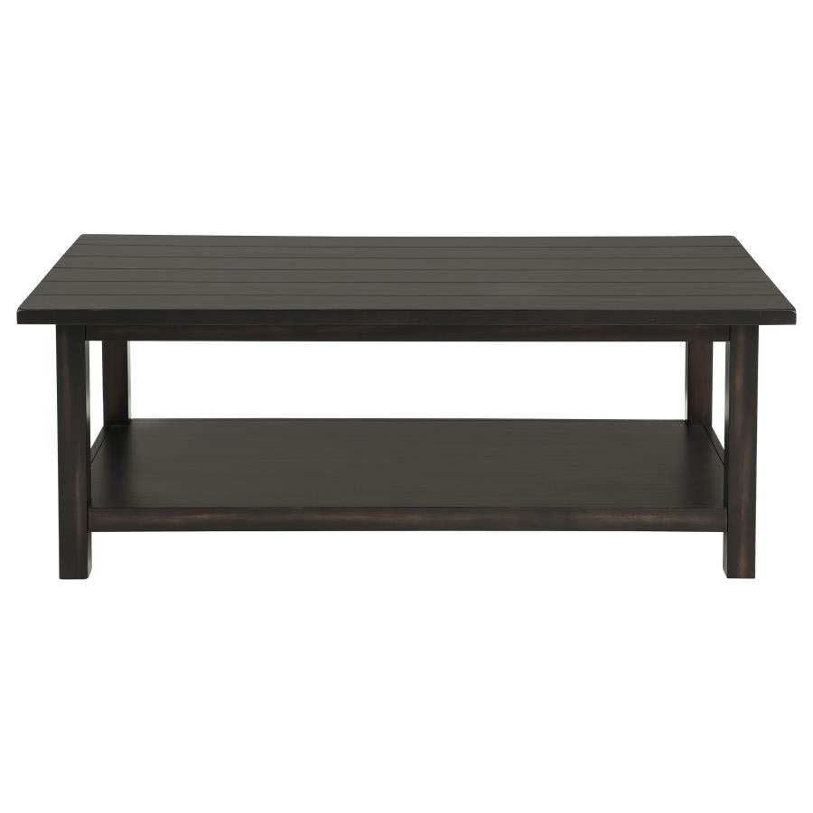 Payne - Wood Coffee Table with Shelf