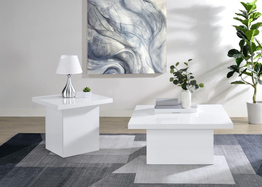 Devar - Square Engineered Wood Table