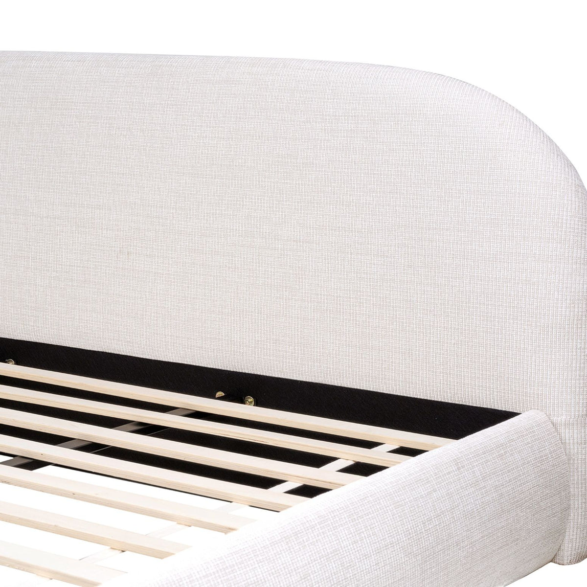 Archie Puffy Grounded - Upholstered Platform Bed