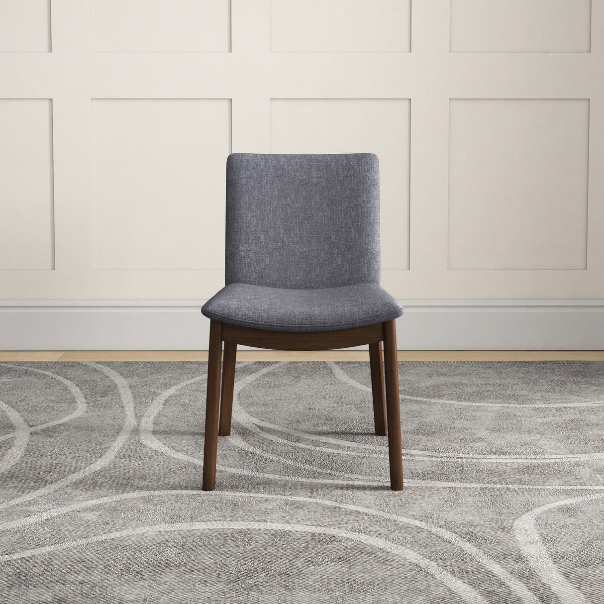 Laura - Mid-Century Modern Solid Wood Dining Chair (Set of 2)