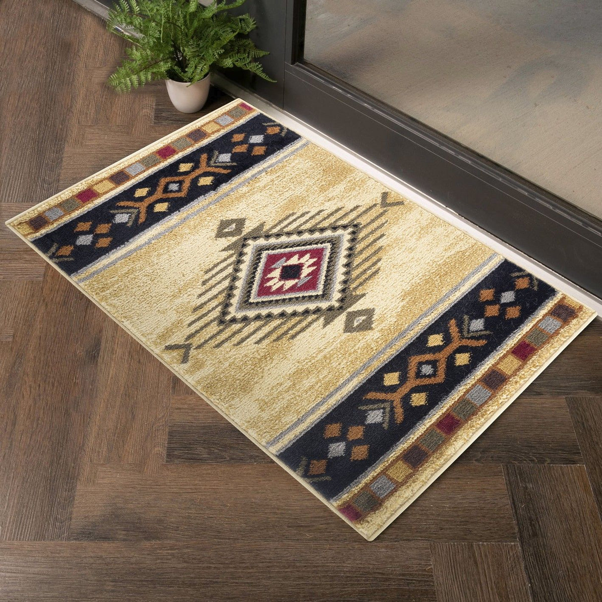 Tribes - GC_YLS4001 Southwest Area Rug by Icona Home Decor | Bel Furniture